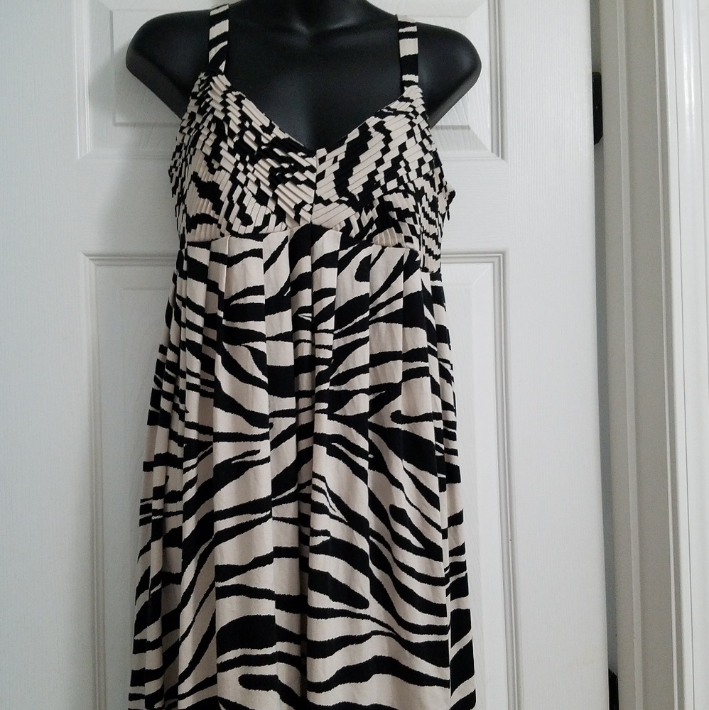 Calvin Klein Zebra Print Dress - NWT
